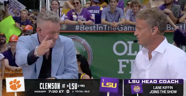 Lane Kiffin shares laughs with Pat McAfee over controversy
