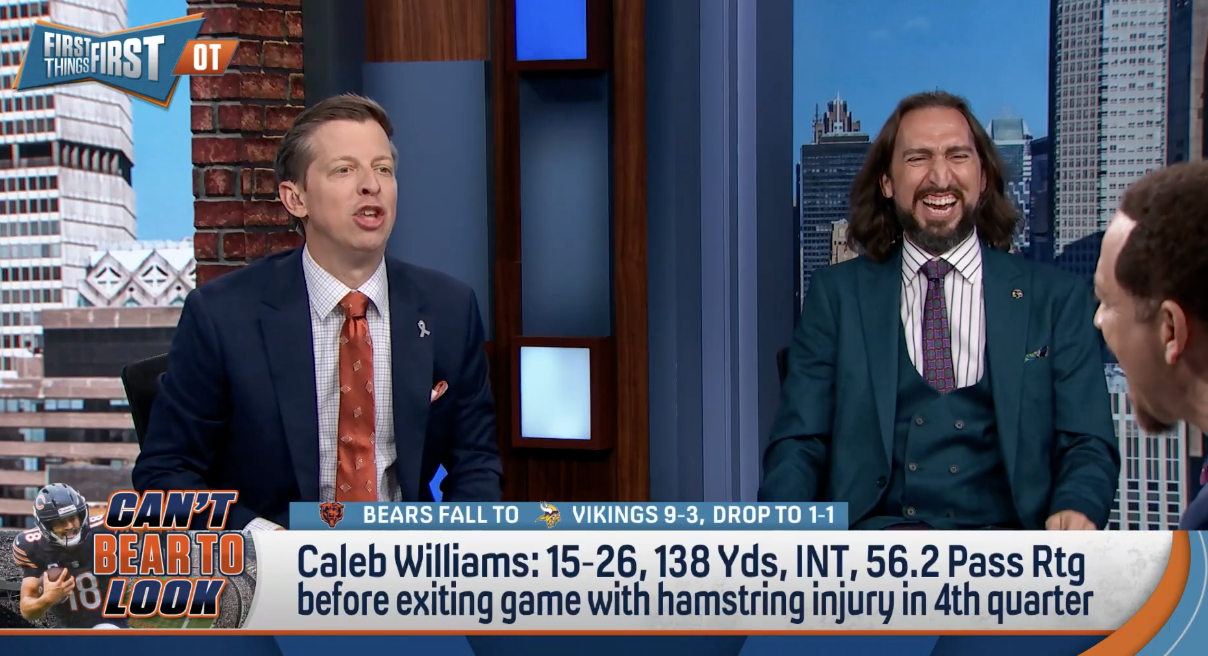 ‘First Things First’ loses it over Danny Parkins’ excuses for the Bears