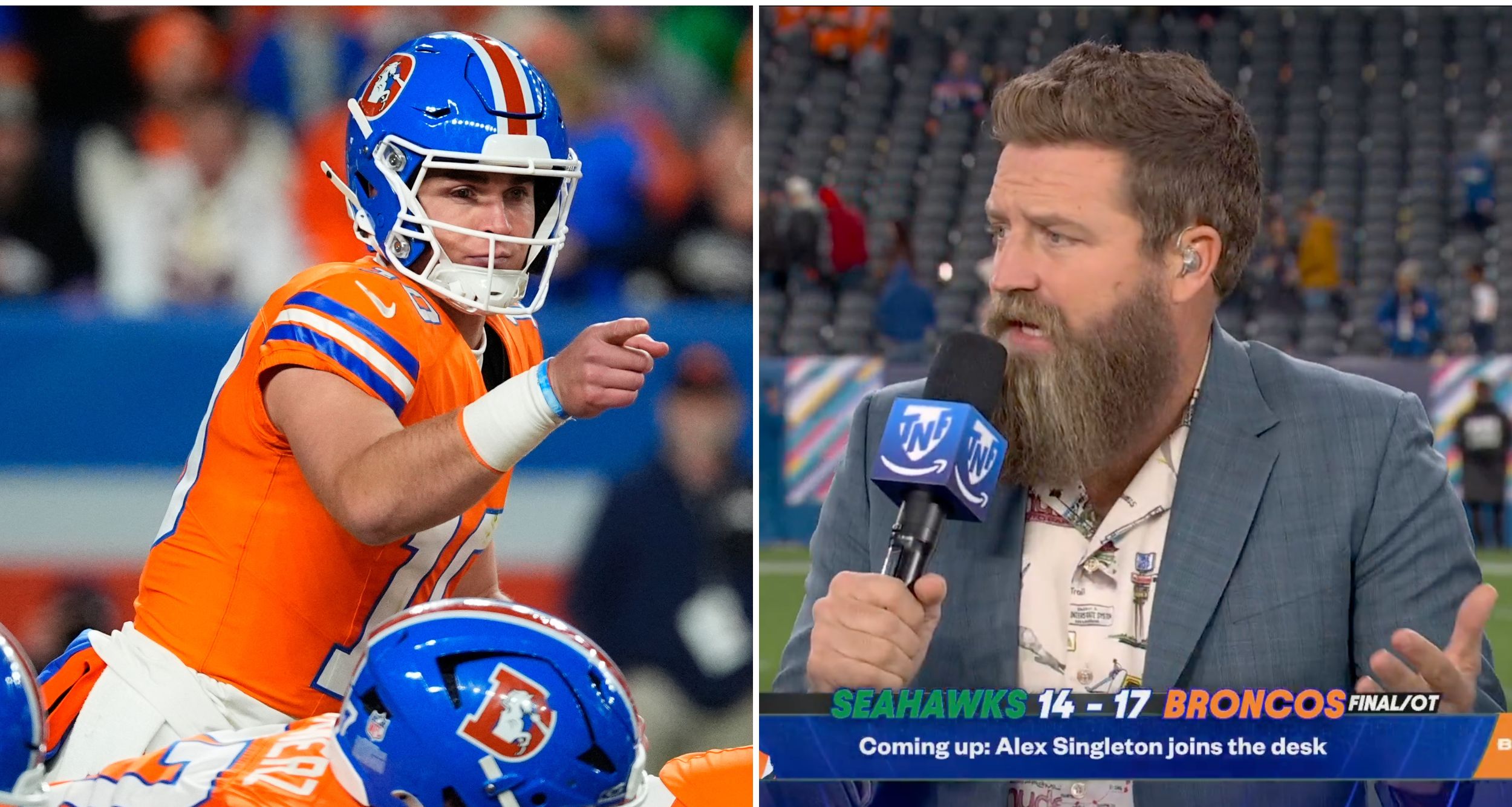 Ryan Fitzpatrick Rips Bo Nix's 'Disrespectful' Play After Broncos' OT Win Over Seahawks