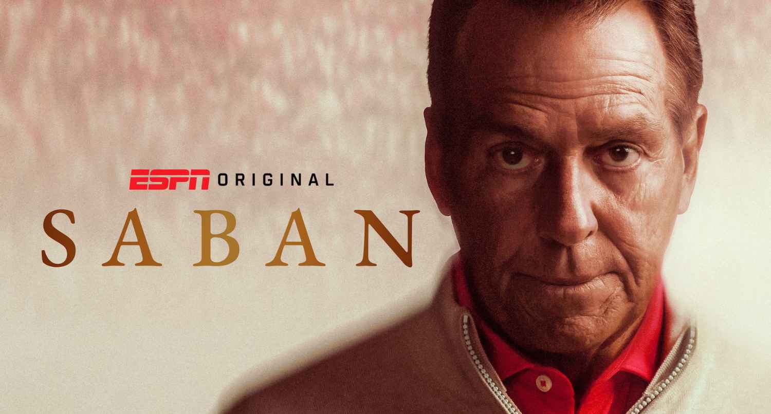 Nick Saban during his tenure at Alabama coaching college football