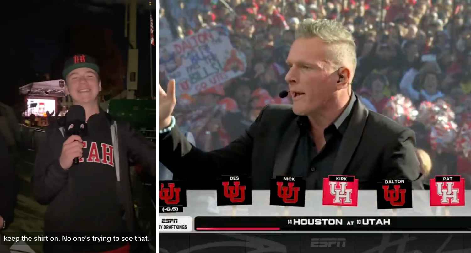 Utah fan and Pat McAfee