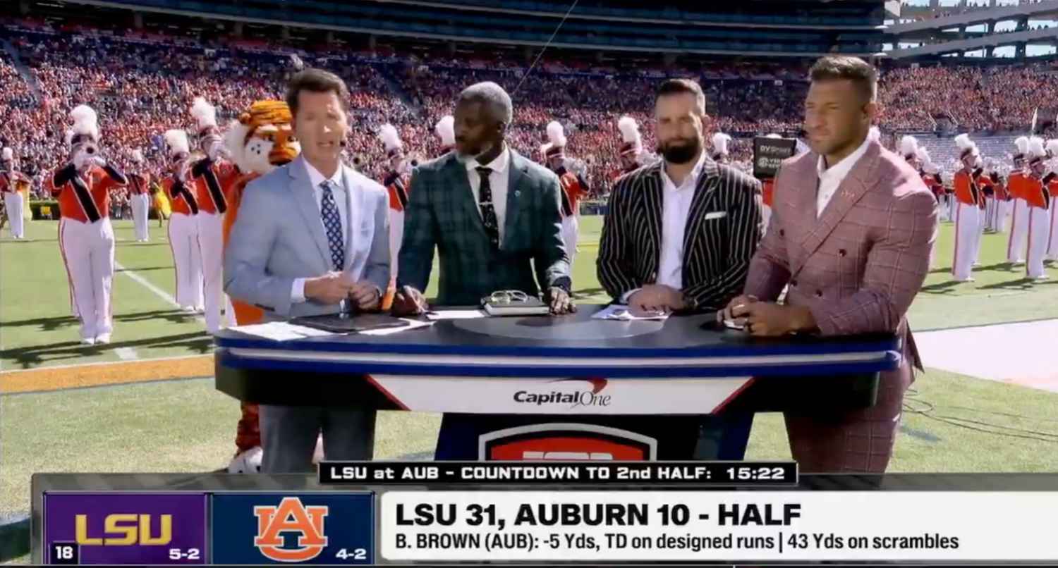 SEC Nation with Aubie the Tiger