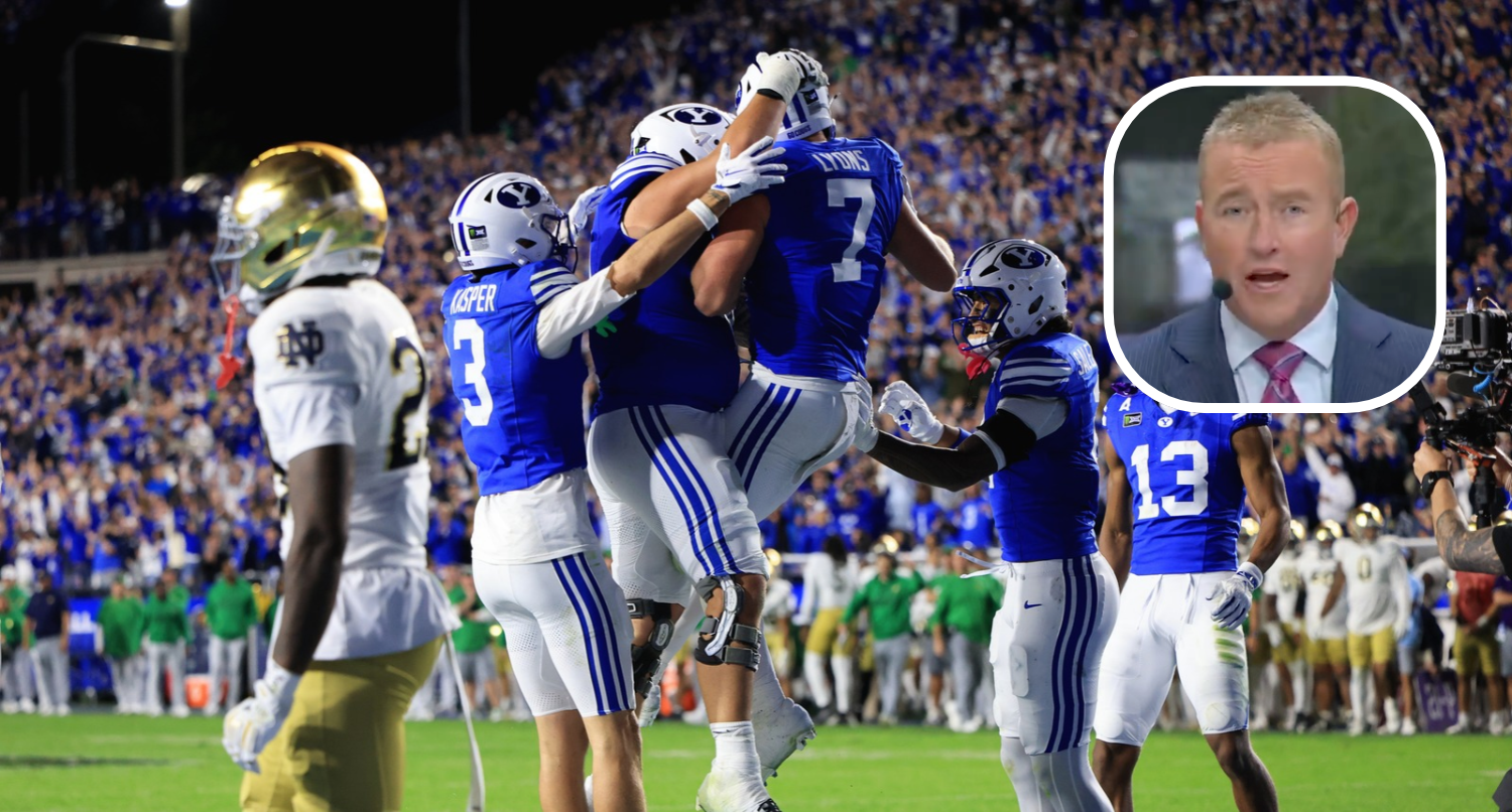 Kirk Herbstreit bungles the situation with 30 seconds left in Notre Dame-BYU