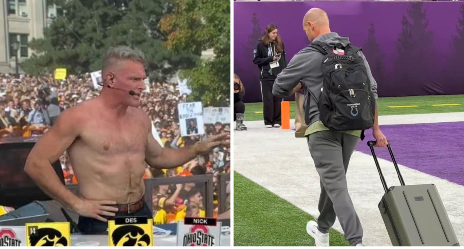 Pat McAfee and Colts GM Ed Dodds