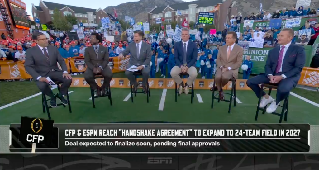 ‘College GameDay’ crew debates controversial College Football Playoff expansion