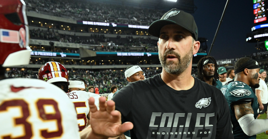 Berichten zufolge behält die NFL das Spiel Eagles gegen Commanders im ...