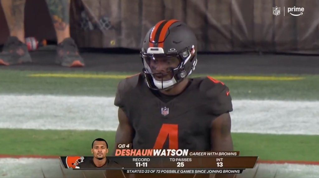 TNF Announcers Criticized for Simplistic Take on Deshaun Watson's Comeback